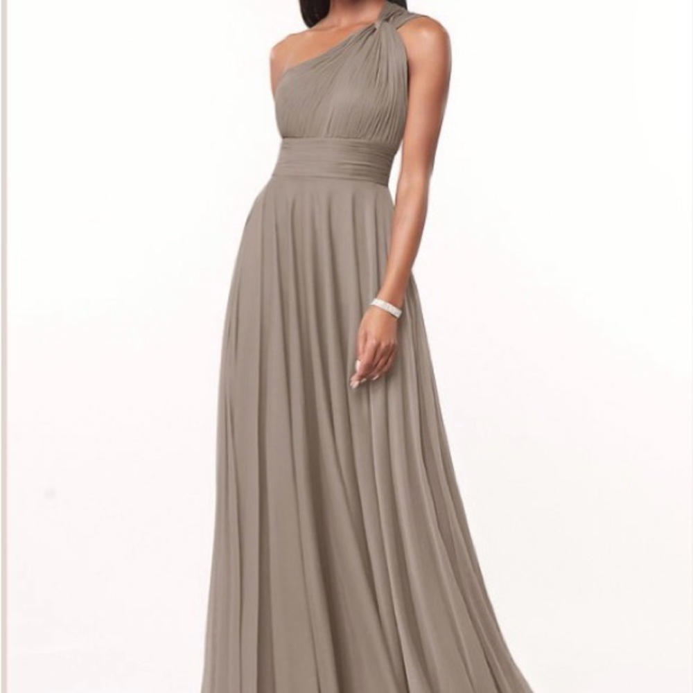 Azazie Charlize Dress - Taupe